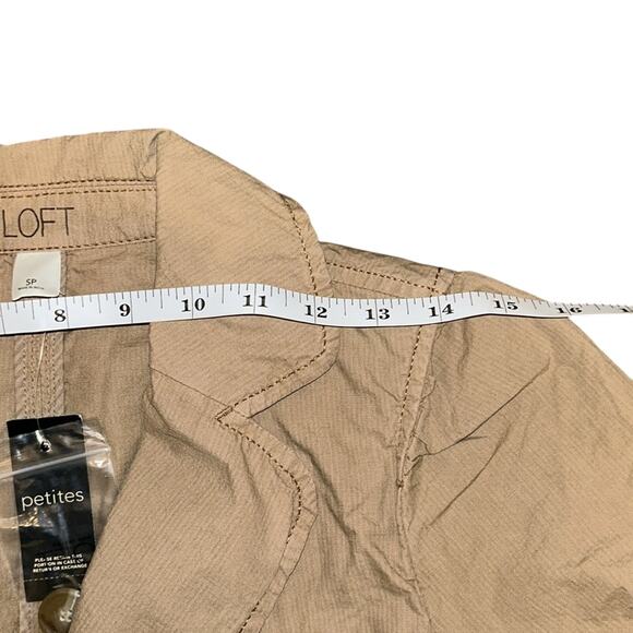 Ann Taylor LOFT - short sleeve casual jacket, petite - Picture 9 of 11